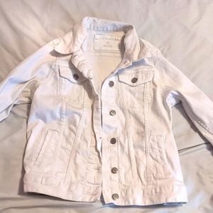 White jean jacket